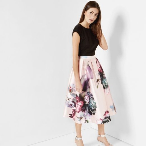 Ted Baker Dresses & Skirts - TED BAKER Carsyn Ethereal Posie satin dress 0